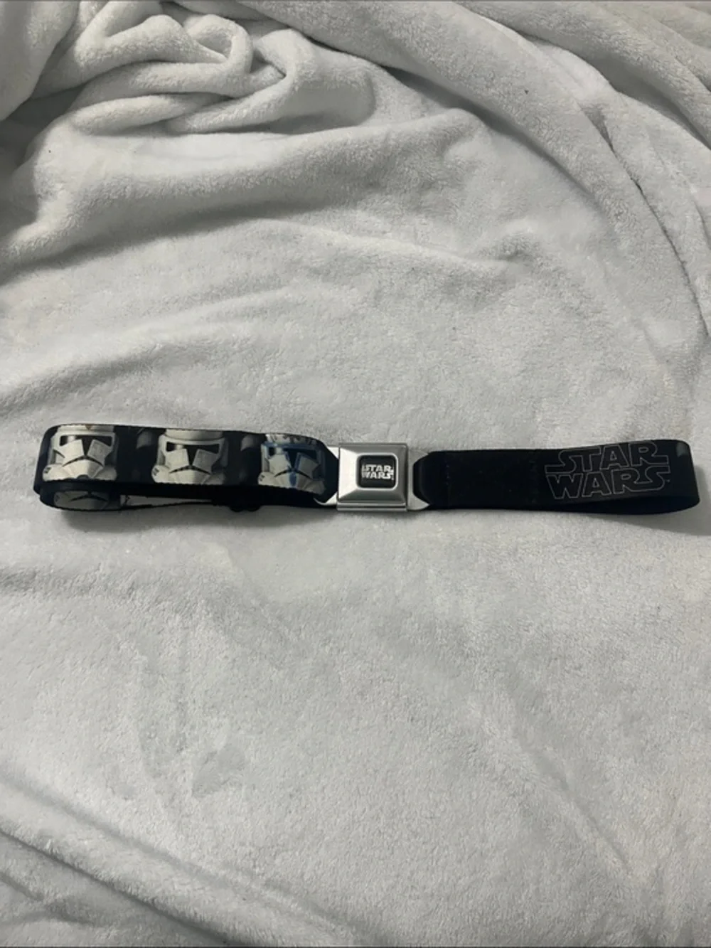 Buckle Down Boy’s Star Wars Storm Trooper Seatbelt style belt